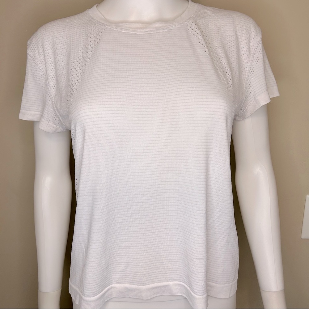 Lulu Lemon White Breathable Tee